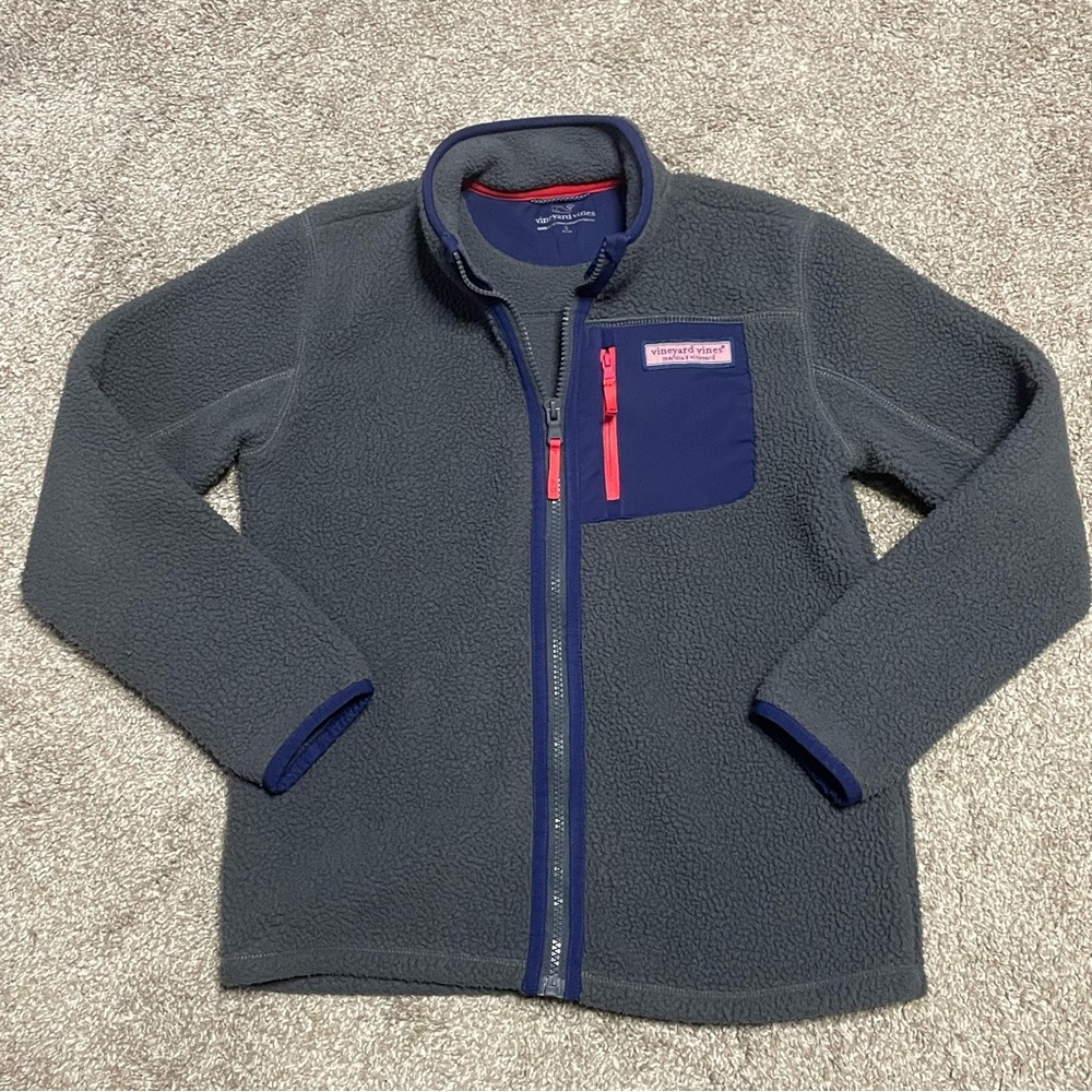 Boy’s Vineyard Vines Sherpa SuperShep Sherpa Jacket Size S